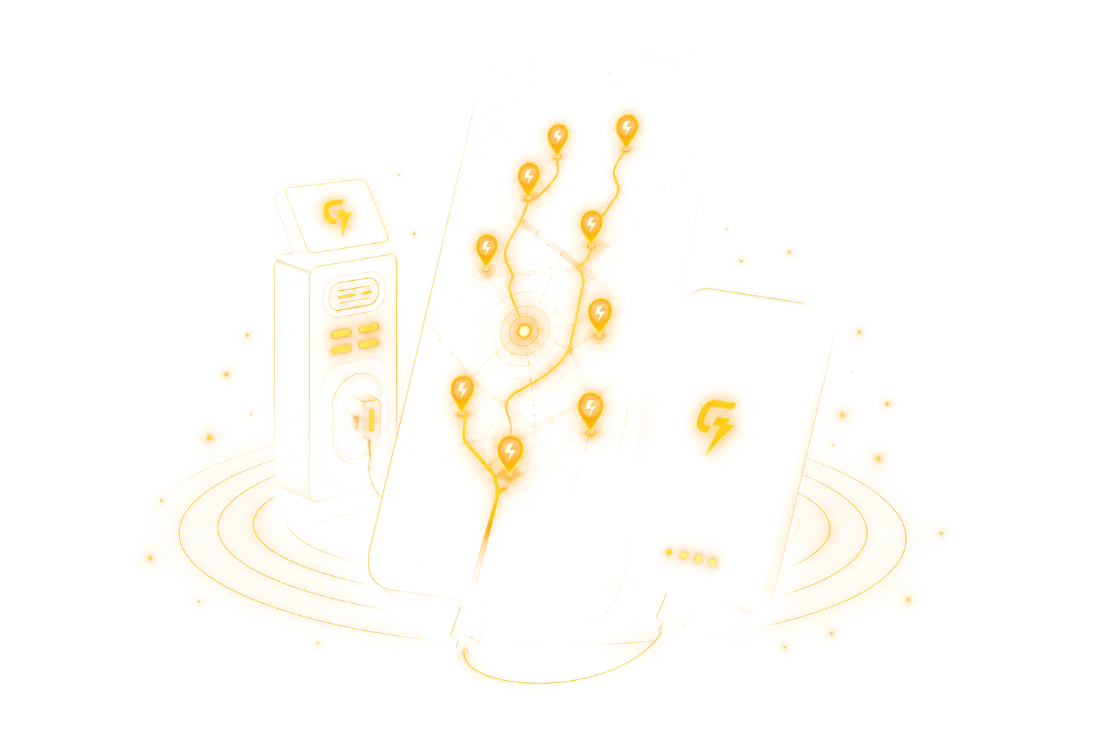 Mobile app illustration